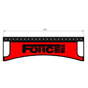 4FT Cross Bar - Lasercut Force USA Logo