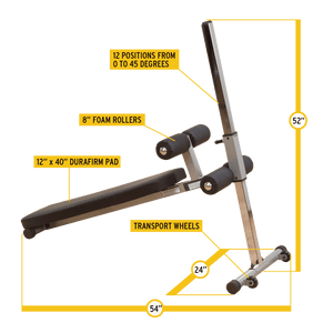 Body-Solid GAB60 Abdominal Bench